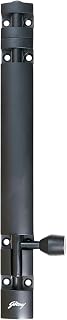 Godrej Door Fittings | 8 inch Tower Bolt | Premium Matte Black Finish | Kundi for Better Grip & Easy Operation-Chitkani/Ch... Price In India