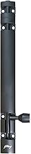 Godrej Door Fittings | 8 inch Tower Bolt | Premium Matte Black Finish | Kundi for Better Grip & Easy Operation-Chitkani/Chitkini for Main Door, Bedroom, Bathroom, Wardrobe | 1 Year Warranty