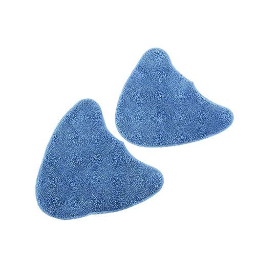HOLIDYOYO 2 Piezas trapeador a vapor mopa microfibra cubiertas de limpieza de microfibra almohadillas de limpieza de microfibra almohadillas de trapeador de vapor Azul