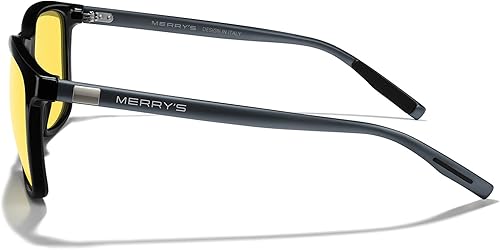 Miniatura 26 de MERRY'S S8286 Lentes de sol polarizados de aluminio, unisex, estilo de época, para hombres y mujeres 0c03 Marco negro/lente de espejo verde/patillas