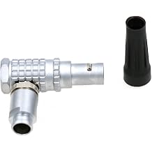 Right Angle 0B FHG 5 Pin Push Pull Circular Connector for Arri Alexa Mini Sound Devices ZAXCOM Red Epic Camera