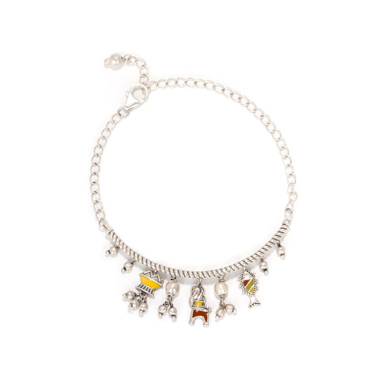 by Caratlane Ekatra Bracelet in Oxidised 925 Silver for women