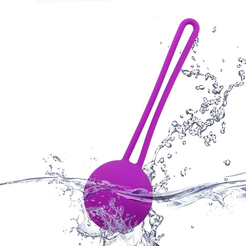 Boules de geisha | Boules Vaginales | Balles Kegel pour Exercices de Plancher Pelvien | Appareil de Rééducation et Musculation | Jouet sexuel pour femme | Jouet Intime (Violet, M)
