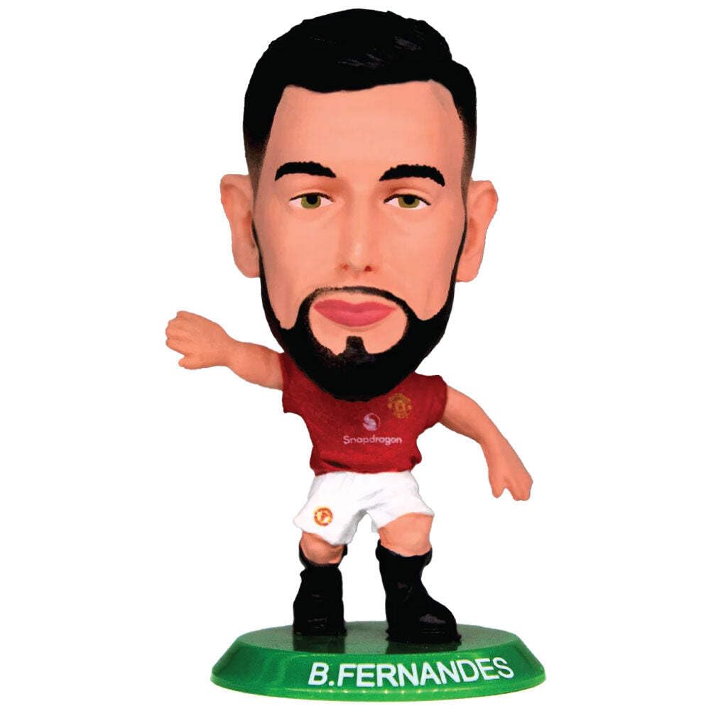SoccerStarz - Man Utd Bruno Fernandes - Home Kit (Classic Kit) /Figures, Multicolor