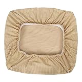 COSMEVIVI ピアノスツールカバー 無地 エック素材 ハウスベンチ用 ショップインテリア対応 汚れに強く柔らかい肌触り