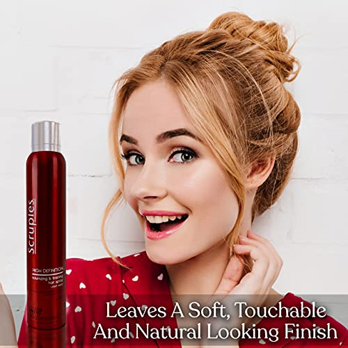 Scruples High Definition Volumizing & Finishing Hair Spray - Sulfate-Free Anti-Frizz Hair Styling Spray - Long-Lasting Hold, Style, Shine And Volume - For All Hair Types #TOP2
