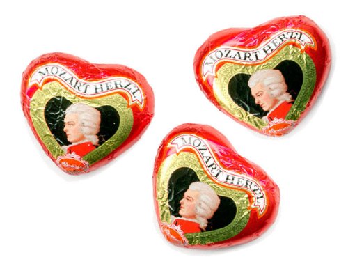 Reber Praline Mozart Herzl, 80 g