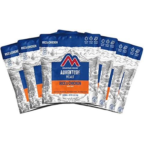 Mountain House Reis & Huhn | gefriergetrocknete Rucksackreisen & Campingfutter | 6er-Pack Cover