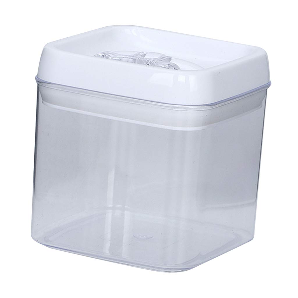 Pleayietoopiatiey Cereal Container Food Storage with Locking Lids for Flour,Sugar,Cereal 0.5L