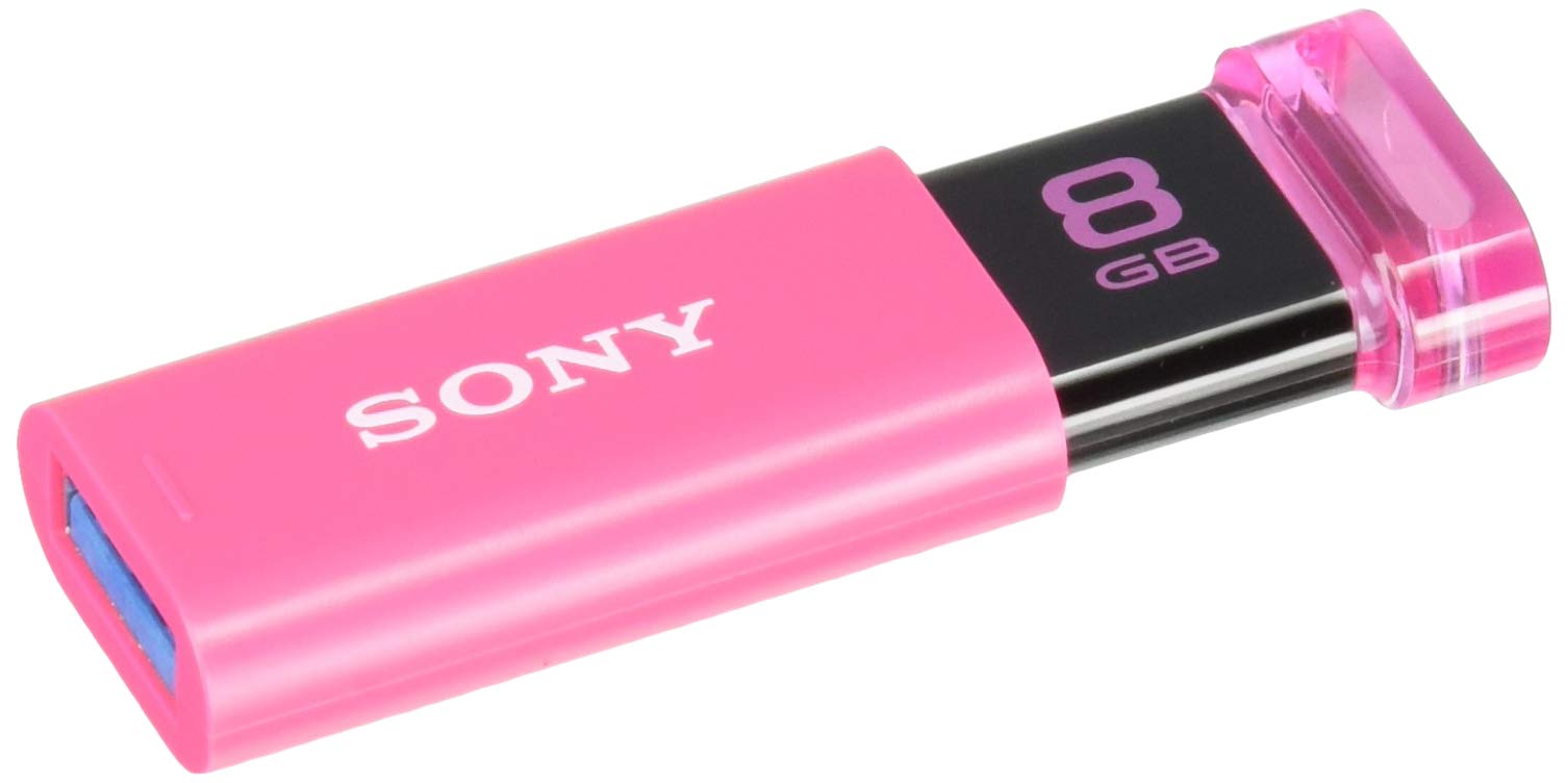 Amazon | ソニー USBメモリ USB3.0 8GB ピンク キャップレス USM8GUP
