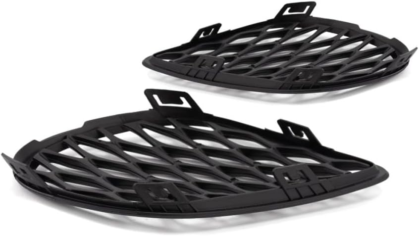 KarParts360 For Dodge Charger Fog Light Cover 2015 2016 2017 Driver and Passenger Side Pair/Set | Plastic | w/Hood Scoop | Textured Black | CH1038168 + CH1039168 | 68280493AA + 68280492AA