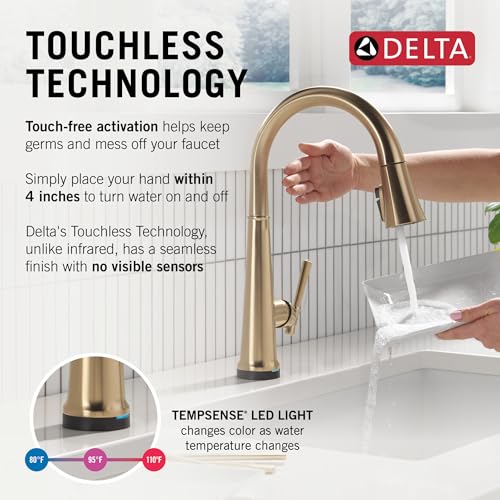 Image of Touch2O Technology Kitchen Faucet with Touchless Technology