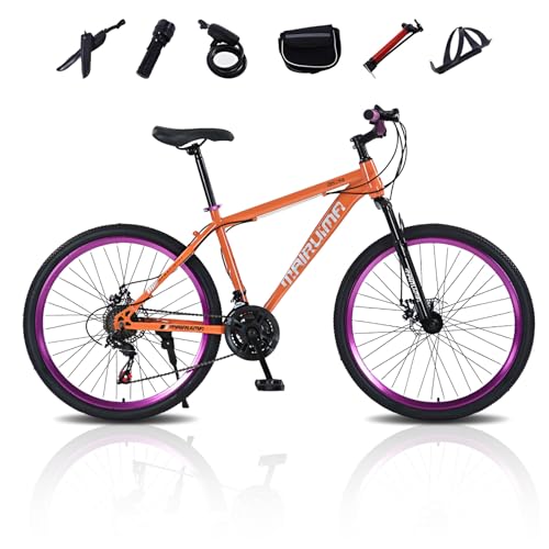 CUIOT �}�E���e���o�C�N ���]�� �N���X�o�C�N 24/26�C���` 21�i�ϑ�MTB ���Y�f�|�t���[�� �Ռ��z�� �O��f�B�X�N�u���[�L �r��z�� �ʋ� �ʊw �X�|�[�c�o�C�N ���w�� ���Z�� �w�� ��l ���l �j ��,�I�����W�F,26