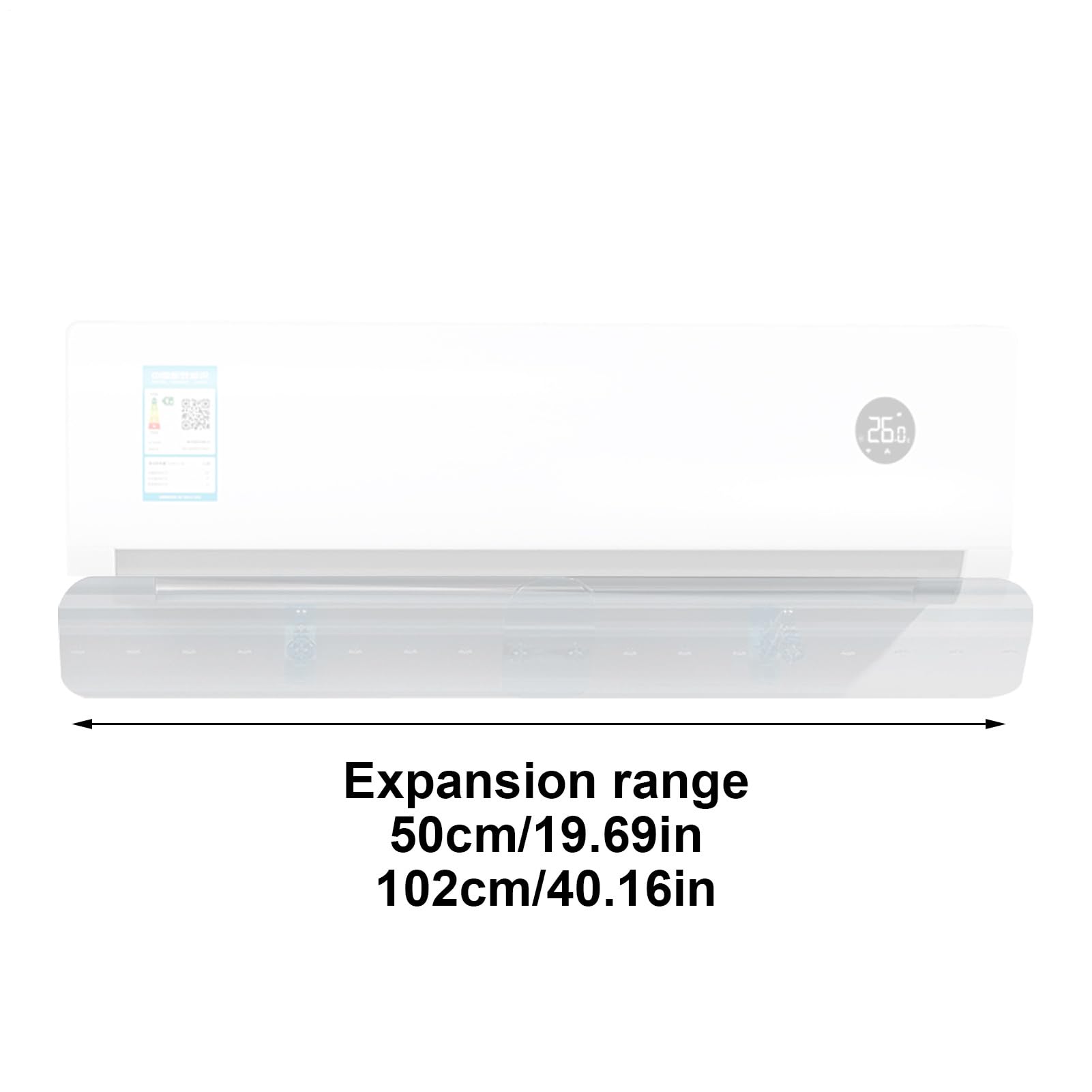 Deflettore Climatizzatore Finestra | Deflettore Aria Condizionata - Protegge Rimotabile Parete Per Calore Soggiorno Camera Casa | Split AC Deflettore Parete Presa D'Aria Baffle Per Adulti Anziani Raffreddamento Riscaldamento Ufficio Hotel Sala Soggiorno