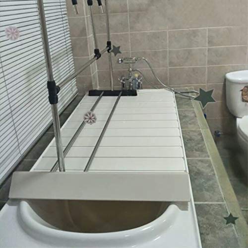 Tablero de polvo para bañera con aislamiento térmico y diseño plegable en PVC de 153x75 cm 6
