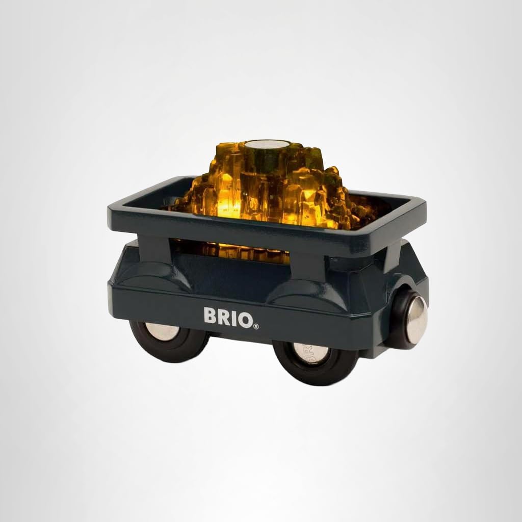BRIO 33896 Vagón de oro con luz / Z - TREN INFANTIL - Trenes eléctricos BRIO 33896 Vagón de oro con luz / Z - TREN INFANTIL - Trenes eléctricos