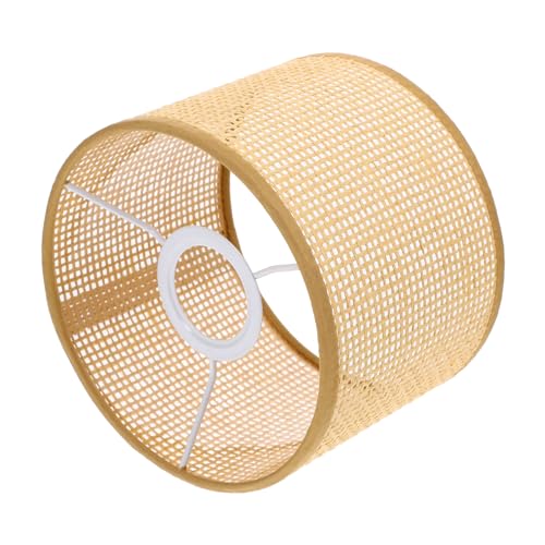 KICHOUSE Straw Lampshade for Floor Lamps Wicker Ceiling Light Shade Rattan Lamp Cover