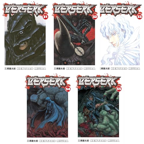 Berserk Volume 31-35 Collection 5 Books Set By Kentaro Miura - Series 7