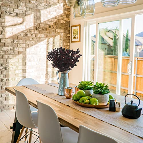 Hananona 10 Pcs Babys Breath Artificial Flowers Real Touch Fabric Cloth Fake Black Flowers Silk Plants For Home Decor Indoor Floral Arrangement Table Centerpieces Festival Party Decor (Black, 10) #TOP5