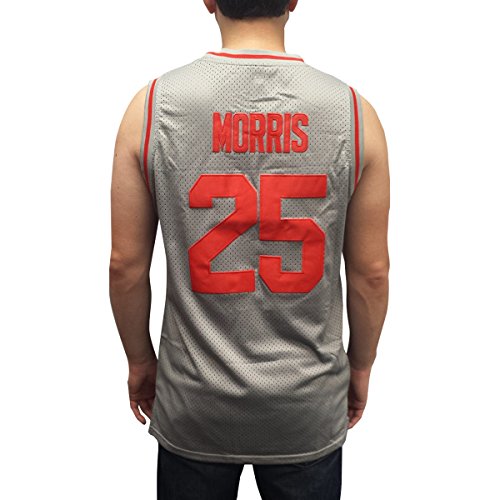 Zack Morris #25 Bayside Basketball Jersey - Mens Medium Grey