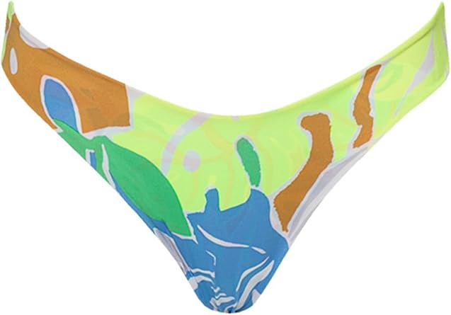MAAJI Swimwear Women's Maaji Neon Leafy Sublimity Regular Rise Bikini Bottom