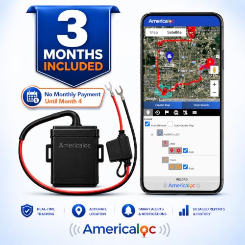 Americaloc Wired GPS Tracker