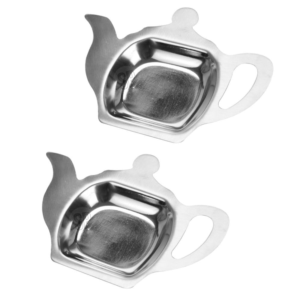 Stainless Steel Tea Bag Tidy Tea Bag Dish Tea Bag Holder Teapot Design