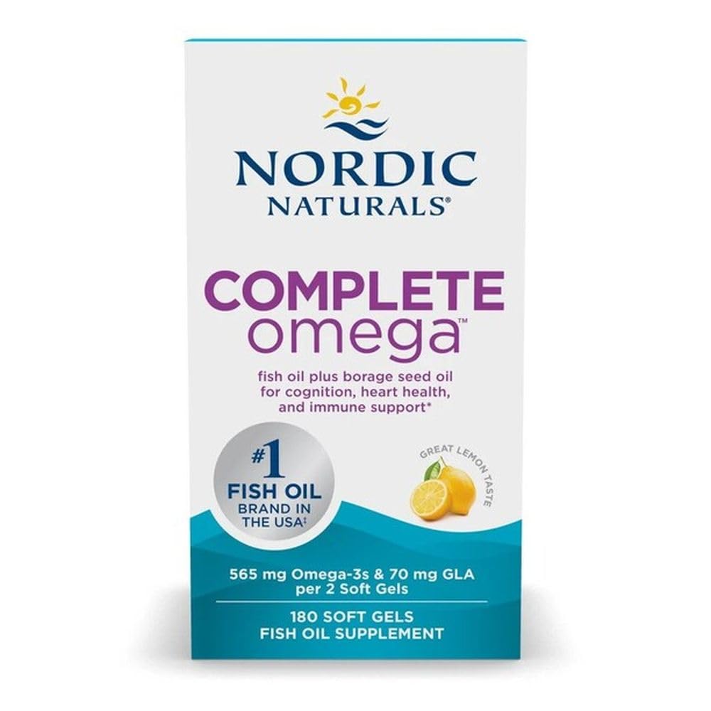 Complete Omega, 565mg Lemon - 180 softgels