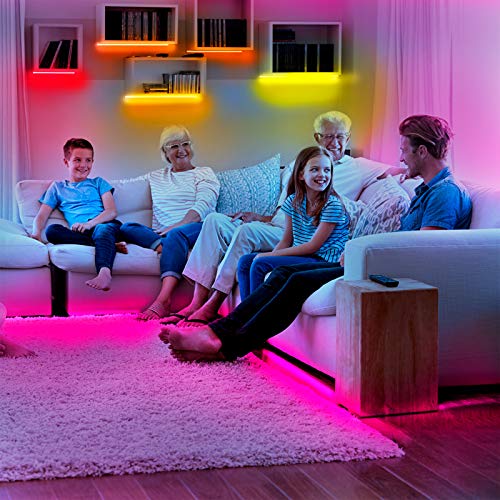 Image of phopollo 100ft Led Strip Lights, 5050 Led Lights for Bedroom, Kitchen, Home Decoration