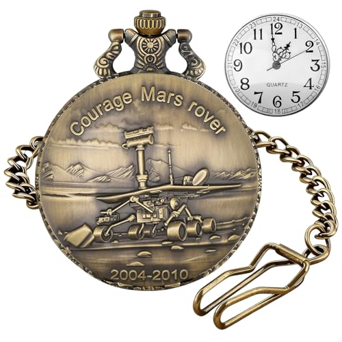 Montre de poche pour homme style antique Tiong montre gousset quartz chiffres arabes