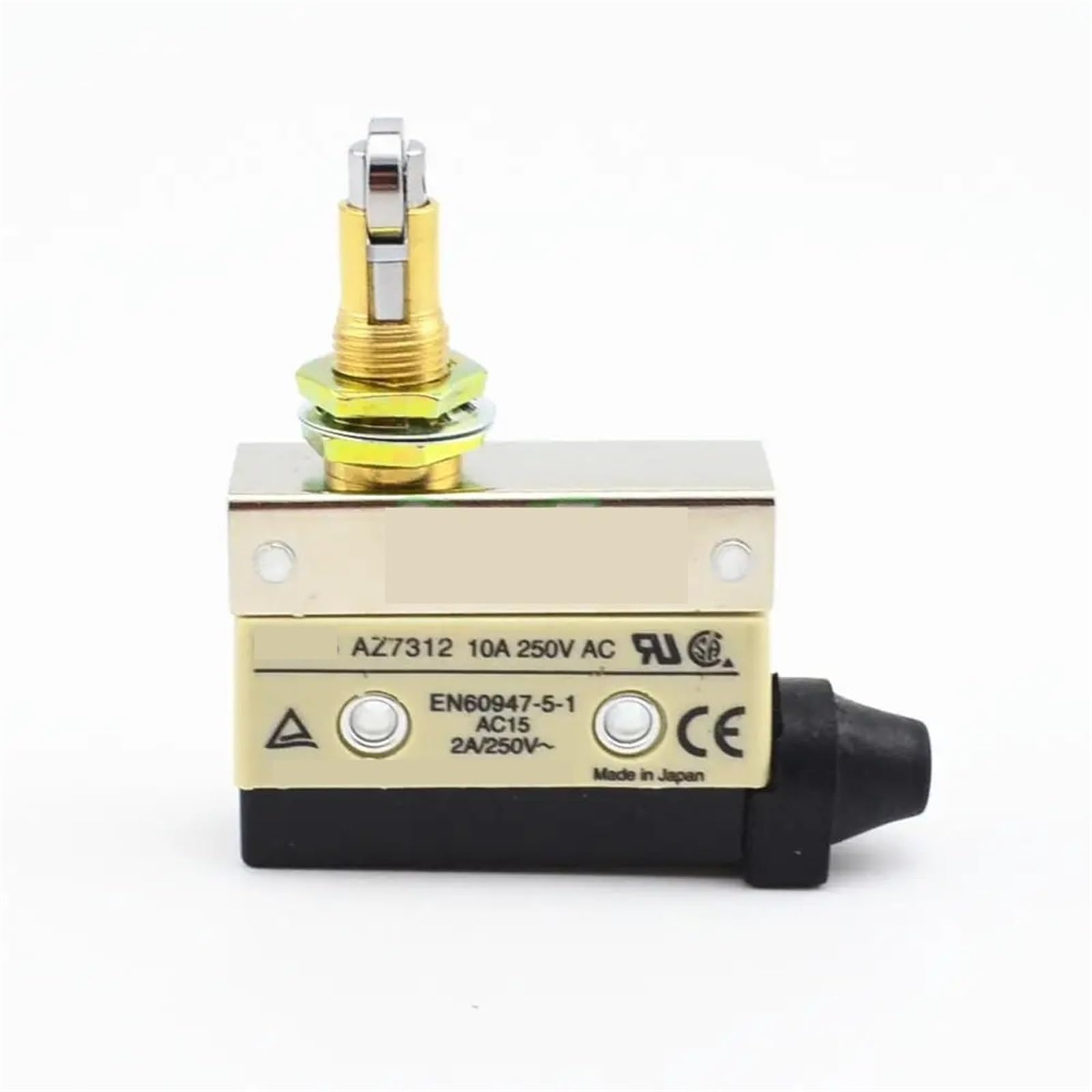 Roller Hinge Lever Micro Limit Switch 250VAC 10A TZ-7312 AZ-7312 2Pcs