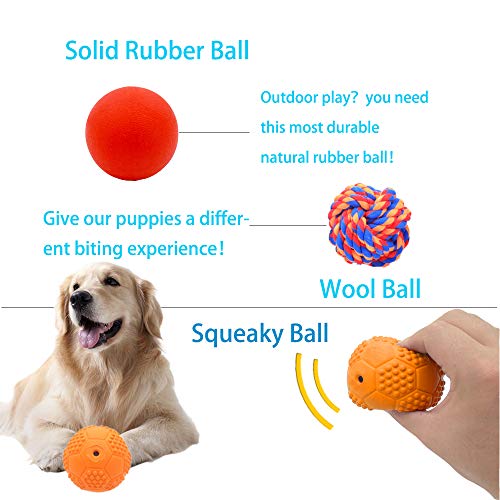 Volacopets 5 Different Functions Interactive Dog Puzzle Toys Balls For Medium Large Dogs, Food Treat Dispensing Dog Toys #TOP4