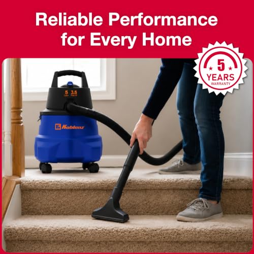 Image of Koblenz WD-5 L2 Wet Dry Vacuum Cleaner, Blower, Shop Vac 3.5 PHP, 5 Gallon