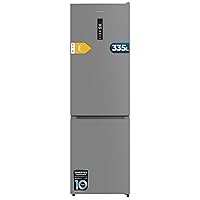 Cecotec Frigorifero Combinato 335L No Frost Bolero CoolMarket Combi 335 Grey E. Altezza 195,3cmx59,5cm Larghezza