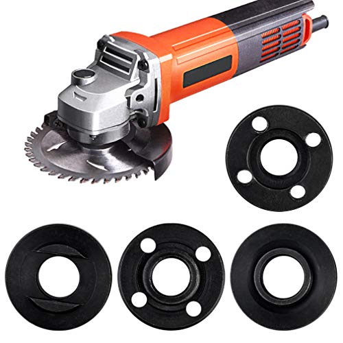Image of Topbuti 5pcs Grinder Flange Angle Wrench Spanner Metal Lock Nut for Compatible with Dewalt Milwaukee 193465-4 Bosch Black Decker Ryobi Makita 5 inch 5 /8-11 Parts