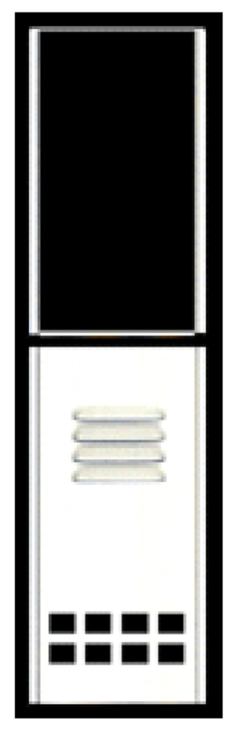 Alpha Communications CM491/008 8-Button Speaker Directory Module, Aluminum; Weather-Resistant Mylar Speaker; Vandal-Resistant Panel and Push Button Actuators