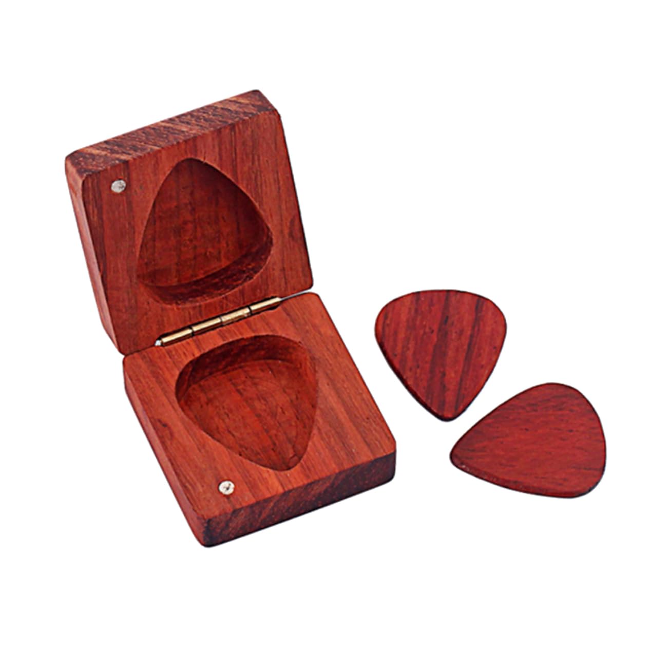 Abaodam 3stücke Guitar Pick Storage Box Mit Plectrums Stilvolle Aufbewahrung Für Gitarrenzubehör Schützt Vor Schmutz Und Kratzern Für Musiker Und Gitarrenliebhaber Dunkelrot