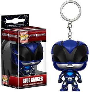 Funko Pop Keychain: Power Rangers Blue Ranger Toy Figure,Multi