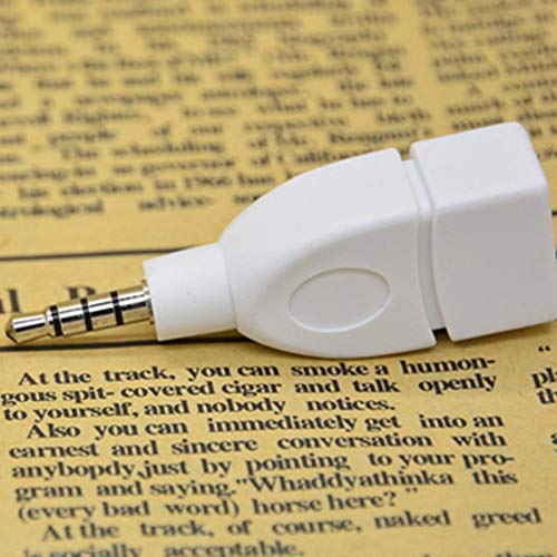 Vizgiz 2 Pack 3.5 To Usb Adapter 3.5Mm Male Jack To Usb 2.0 Female Plug Converter Aux Audio Auto Car Accessories For Input Mp3 From Flash U-Disk (Auxiliary Car Port Use Only) #TOP3