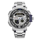 Reloj redondo f manos / marcadores luminosos, y la ventana de fecha ampliada a las 3 horas
