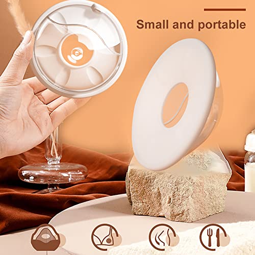 Extractor de leche portátil de silicona, 2 piezas miniatura 7