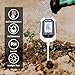 YAMRON 4-in-1 Soil Moisture Meter, Digital Plant Temperature/Soil Moisture Test & PH Meter/Sunlight Intensity, Backlight LCD Display for Gardening, Farming and Outdoor Plants