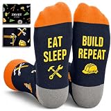 Zmart Construction Worker Gifts - Socks for Builders, Construction Supplies