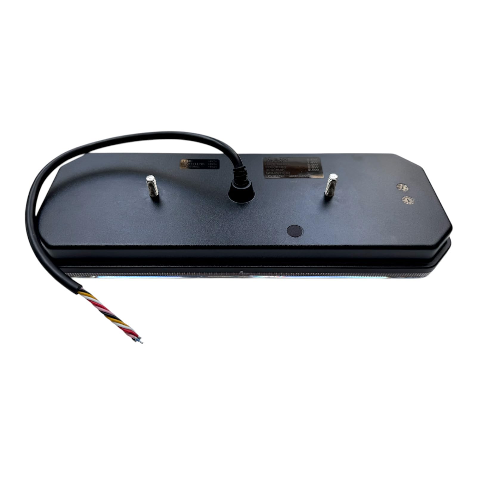 Juego de Pilotos Traseros LED para Remolque y Camión, 6 Funciones, Intermitente Dinámico Secuencial, Efecto Neón, 12V 24V, Homologado E9 ECE, 350mm (Par Izquierdo + Derecho)