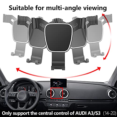 Car Phone Holder for 2014-2020 Audi A3 S3 RS3 Auto Accessories Navigation Bracket Interior Decoration Mobile Cell Phone Mount - Image 6