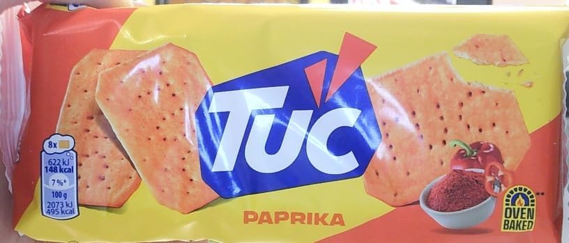 Bellpepper Cracker | Tuc | Paprika | Total Weight 3.53 ounce