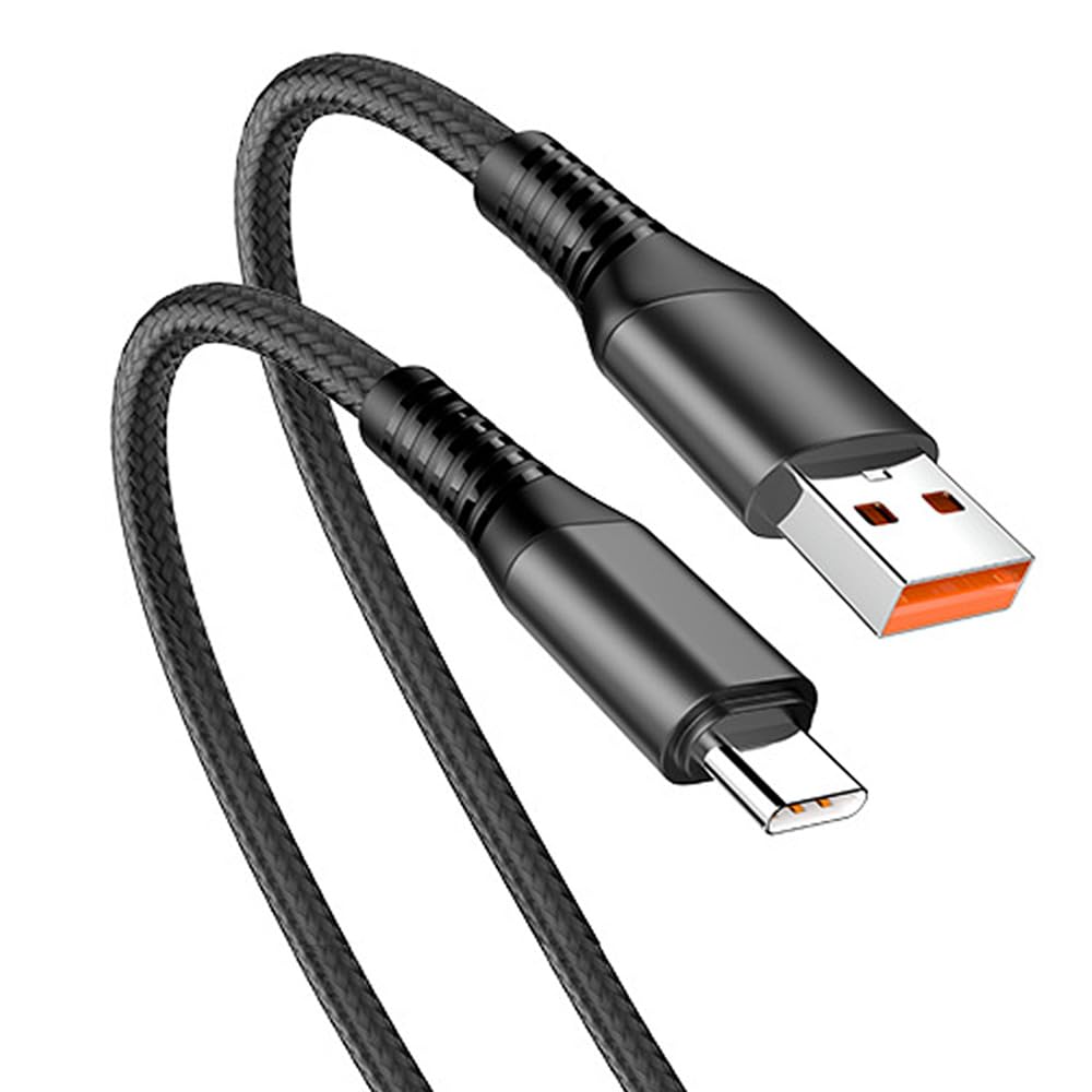 Cavo USB C Intrecciato Core+ 1,5m Ricarica Rapida E Sincronizzazione - Bianco, Compatibile Samsung, Xiaomi, IPhone