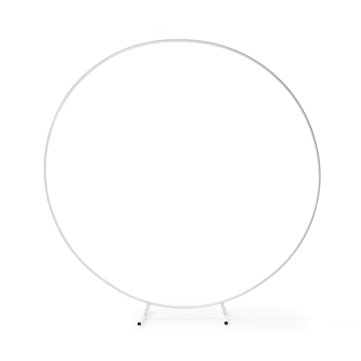 Arche Mariage Métal Doré 2,7 × 2,3 M – Portable & Stable – Support Rond Mariage, Anniversaire, Photobooth
