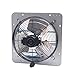 icVantA Exhaust FanShutter All Metal for Window Fans with Exhaust and IntakeAutomatic Ventilation Fan for GarageGreenhouseAtticShedShop20ich，12inch