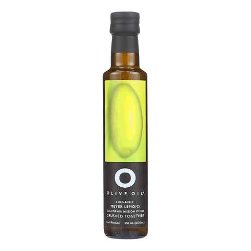 O Olive Oil - Aceite de oliva de limón Meyer triturado - 8.45 onzas (paquete de 6)
